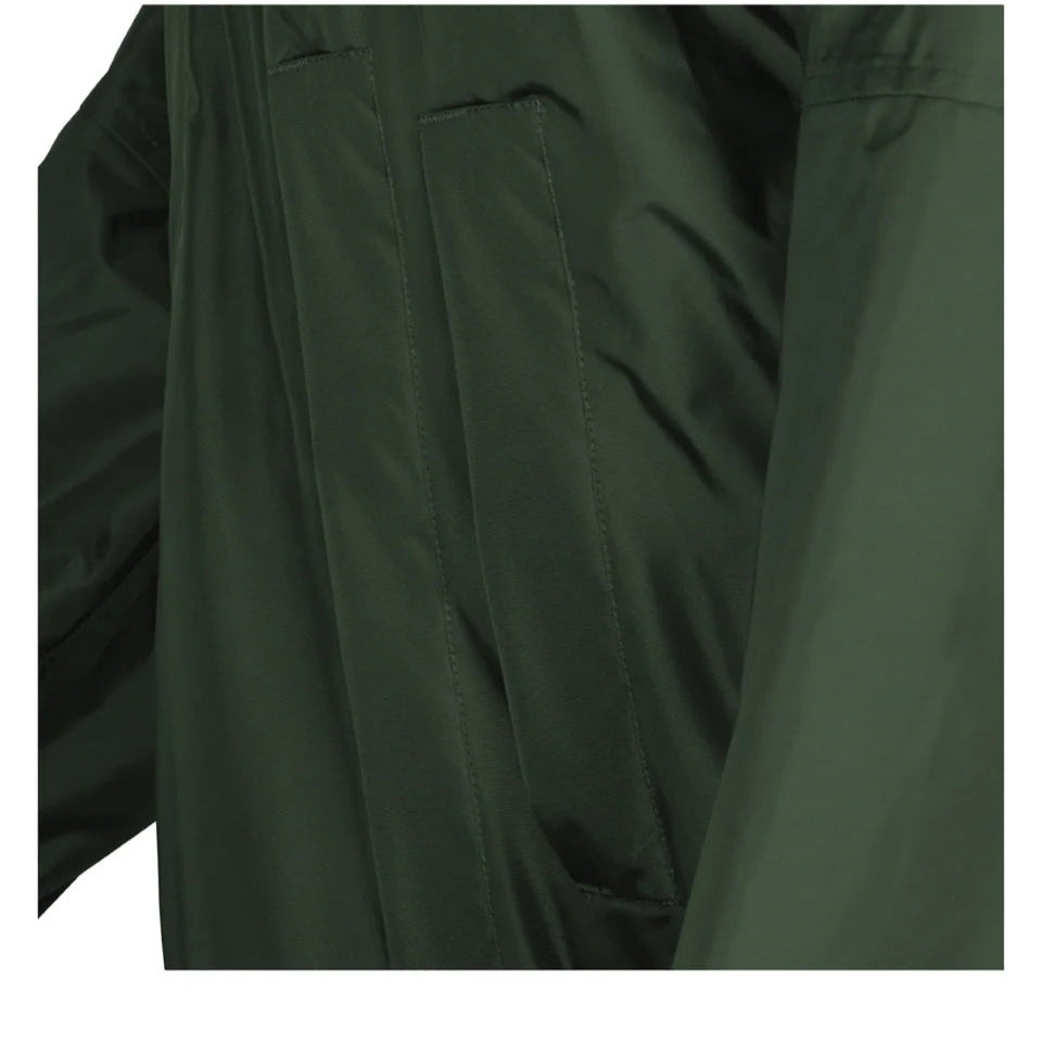 EQUIDRY Children's Thin Fleece Reflective Evolution #colour_black- forest-green