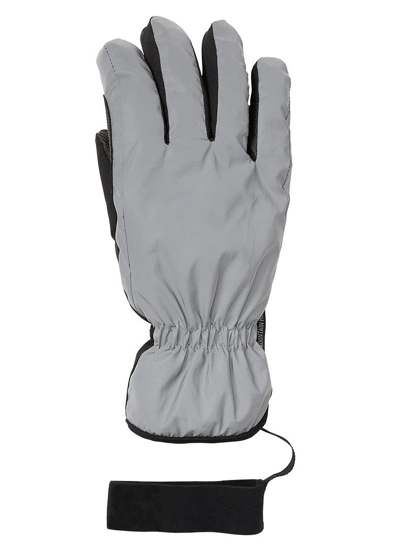 Mountain Horse Junior Flash Glove #colour_silver-black