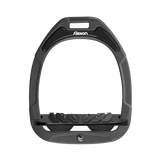 Flex-On Green Composite Inclined Ultra Grip Stirrups - Grey/Black/Black