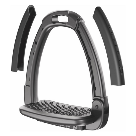 Horsena Swap Stirrup Extra Covers #colour_deep-black