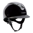 Champion Insight Glitter Oval Standard Peak Riding Hat #colour_metallic-black-sparkle-black
