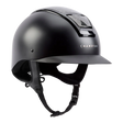 Champion Insight Glitter Round Standard Peak Riding Hat #colour_matt-black-sparkle-black