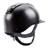 Champion Insight Glitter Oval Wide Peak Riding Hat #colour_matt-black-sparkle-black