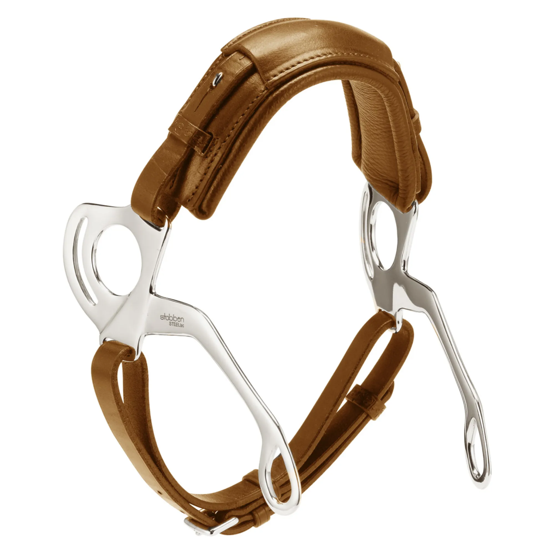 Stubben 2294 Hackamore Leather Pieces #colour_tobacco