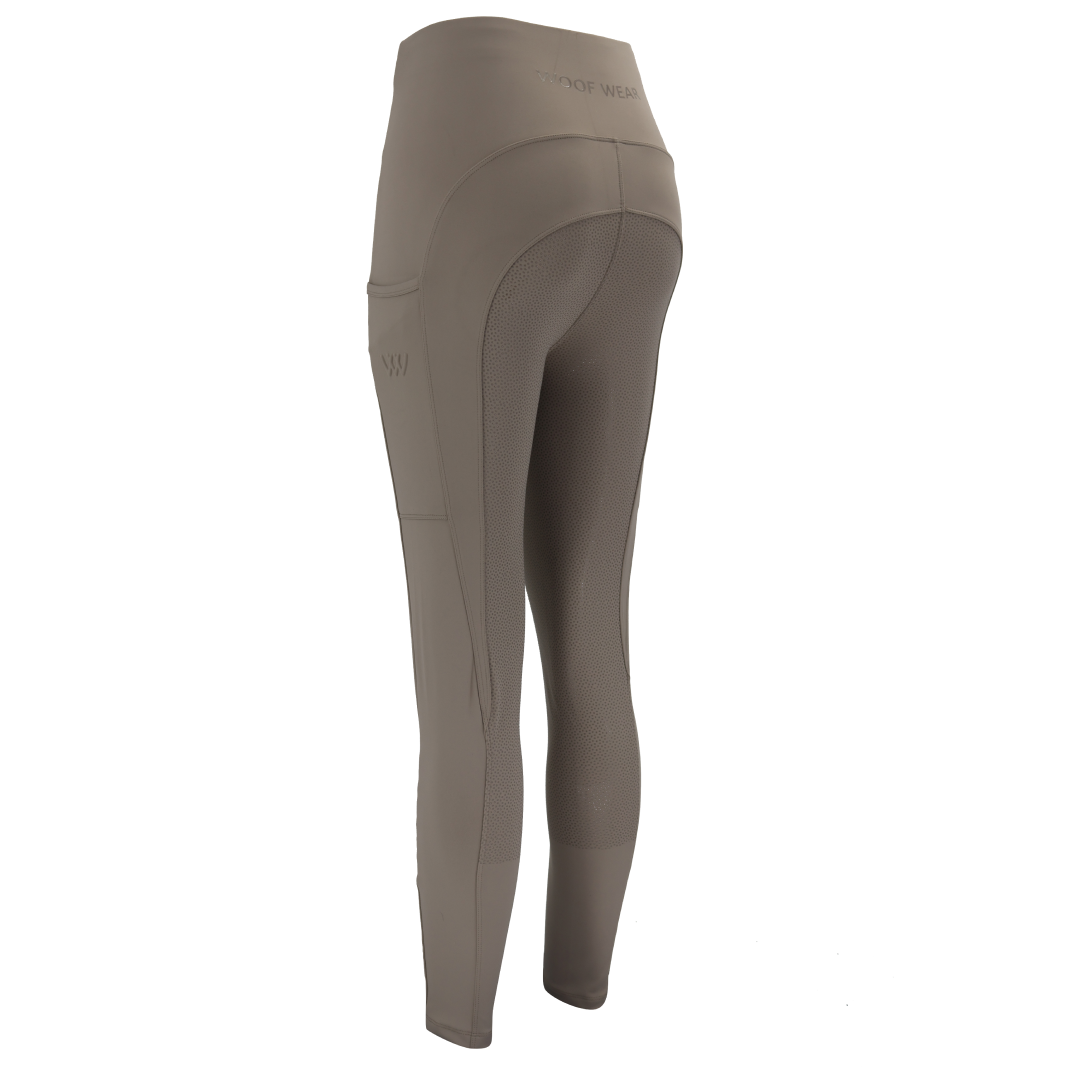 Woof Wear Ladies Full Seat Riding Tights #colour_stone