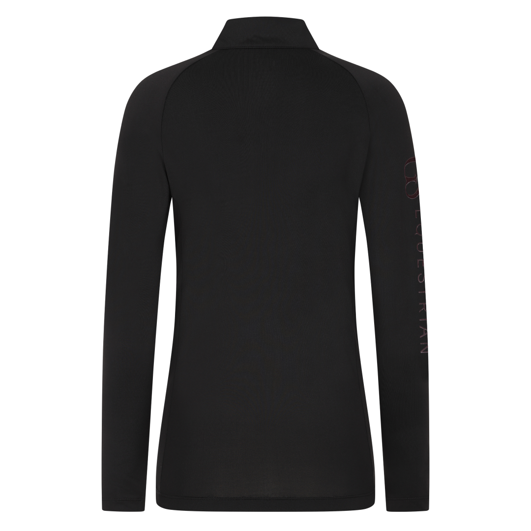 GS Equestrian Children's Momentum Long Sleeve Base Layer #colour_black