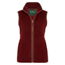 Alan Paine Aylsham Ladies Fleece Gilet #colour_bloodstone
