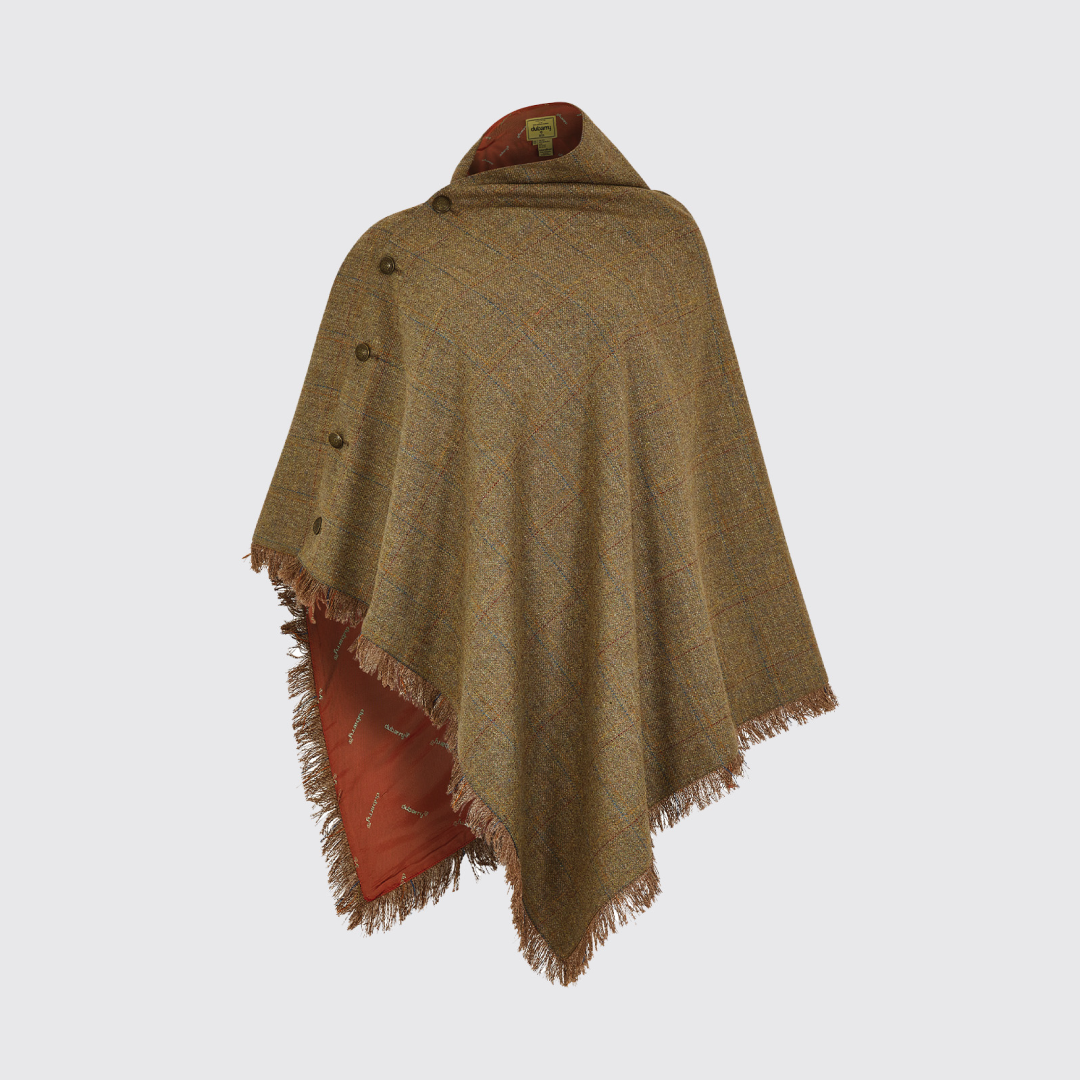Dubarry Womens Hazelwood Tweed Poncho #colour_burren
