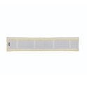 Hy Equestrian GP Fleece Girth Cover #colour_white-natural