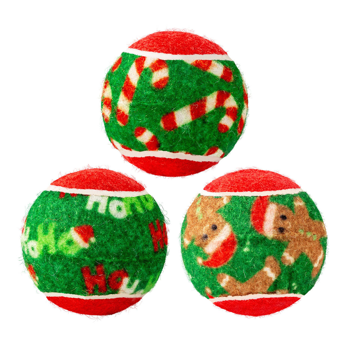KONG Holiday SqueakAir Balles Pack de 6