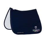 Equestro Dressage Saddle Pad With Embroidered Logo Equestro X Fise