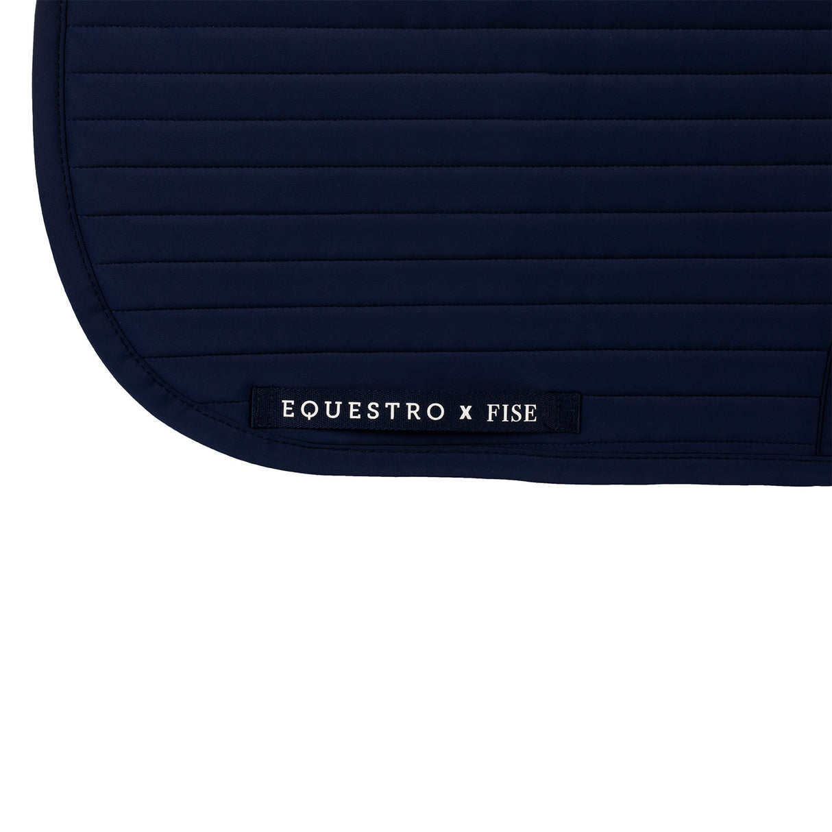 Equestro Dressage Saddle Pad With Embroidered Logo Equestro X Fise