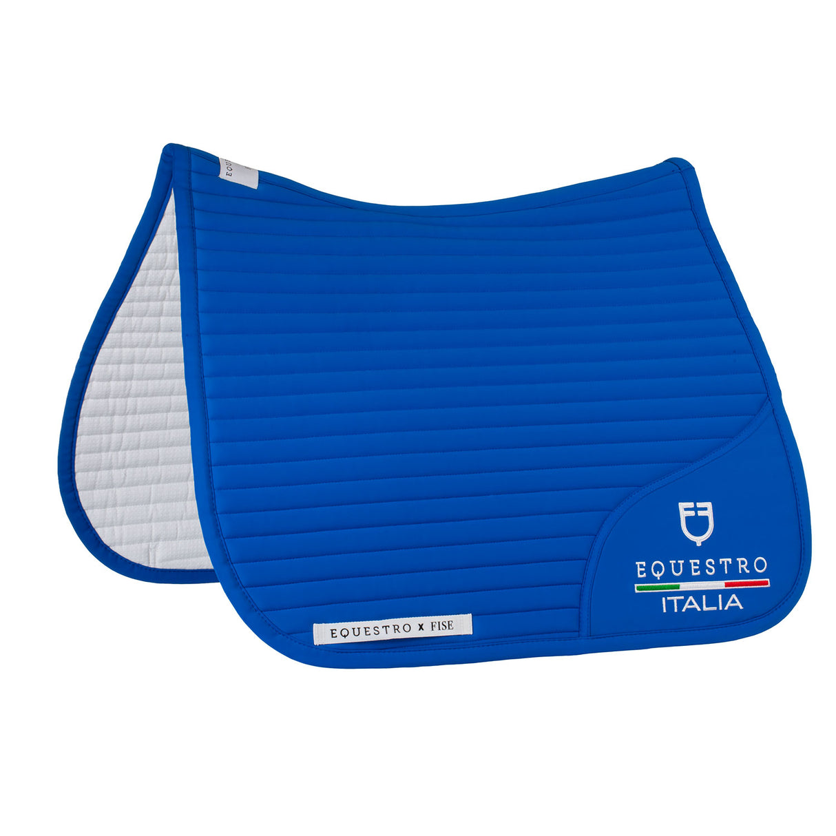 Equestro Dressage Saddle Pad With Embroidered Logo Equestro X Fise