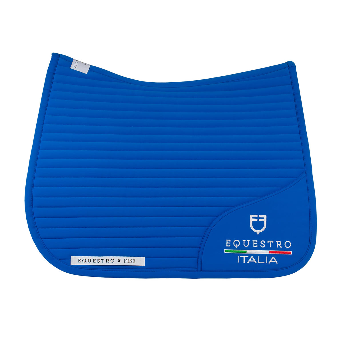 Equestro Dressage Saddle Pad With Embroidered Logo Equestro X Fise