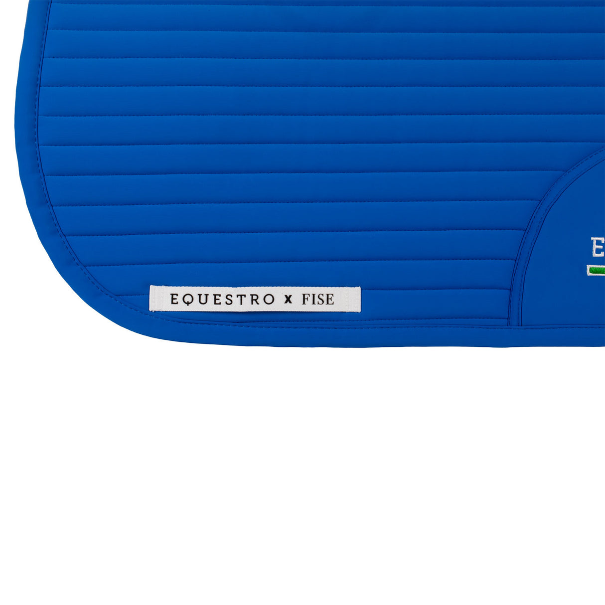Equestro Dressage Saddle Pad With Embroidered Logo Equestro X Fise