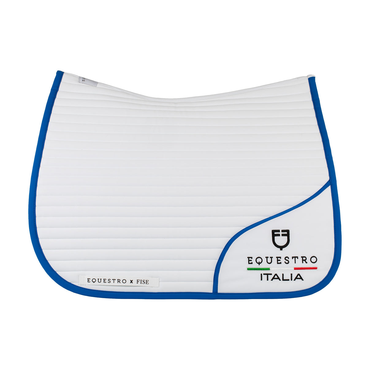 Equestro Dressage Saddle Pad With Embroidered Logo Equestro X Fise