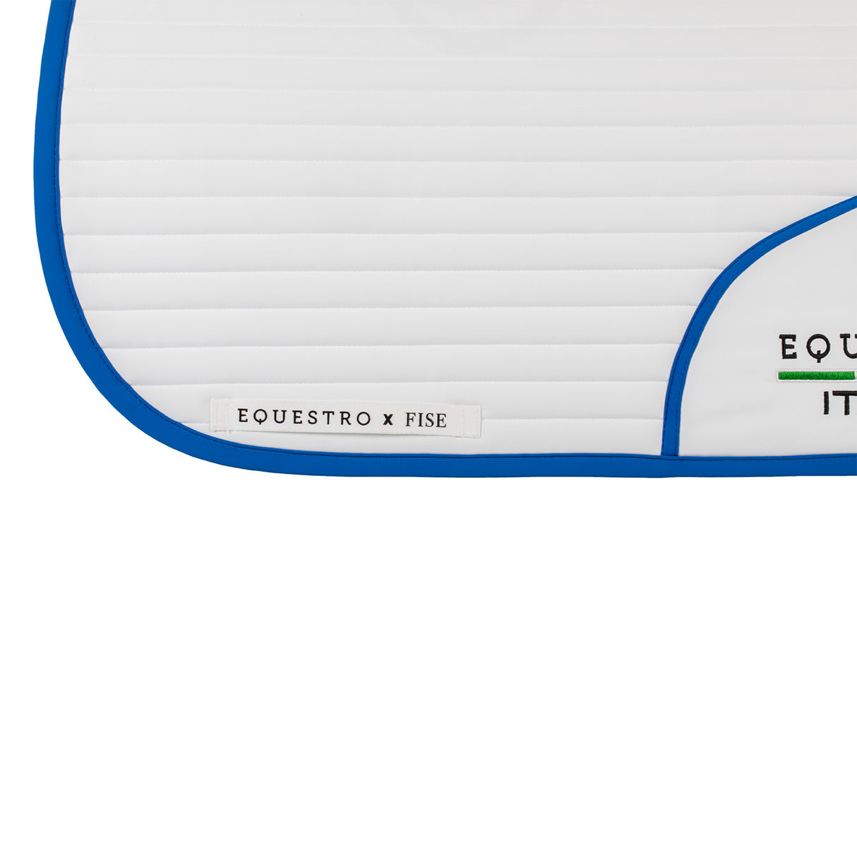 Equestro Dressage Saddle Pad With Embroidered Logo Equestro X Fise