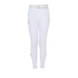 Equestro Kids' Unisex Knee Grip Breeches Equestro X Fise #colour_white