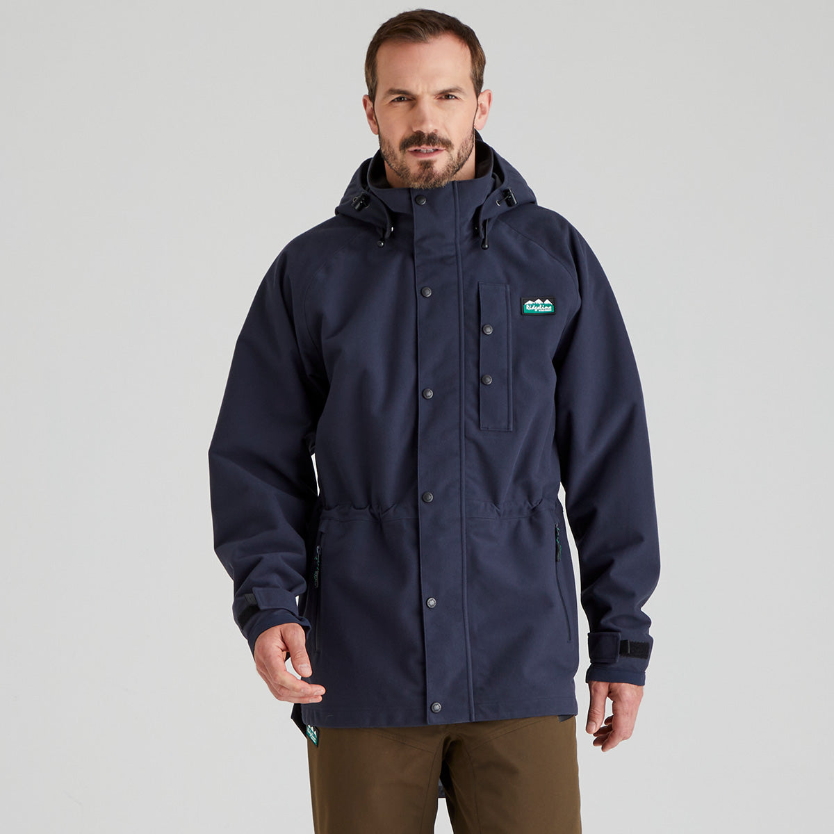 Ridgeline Mens Monsoon Classic Jacket #colour_navy