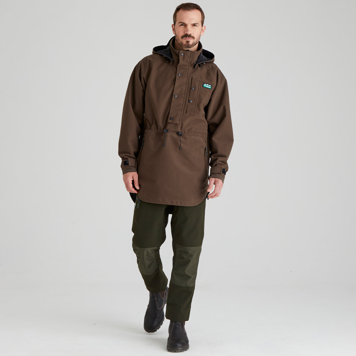Ridgeline Mens Monsoon Classic Smock - New #colour_bark