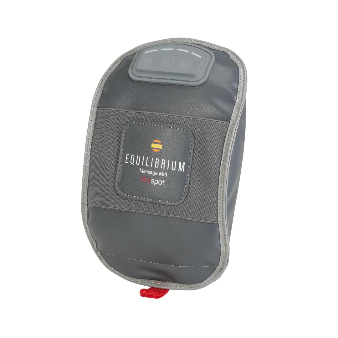 Point chaud des gants de massage Equilibrium