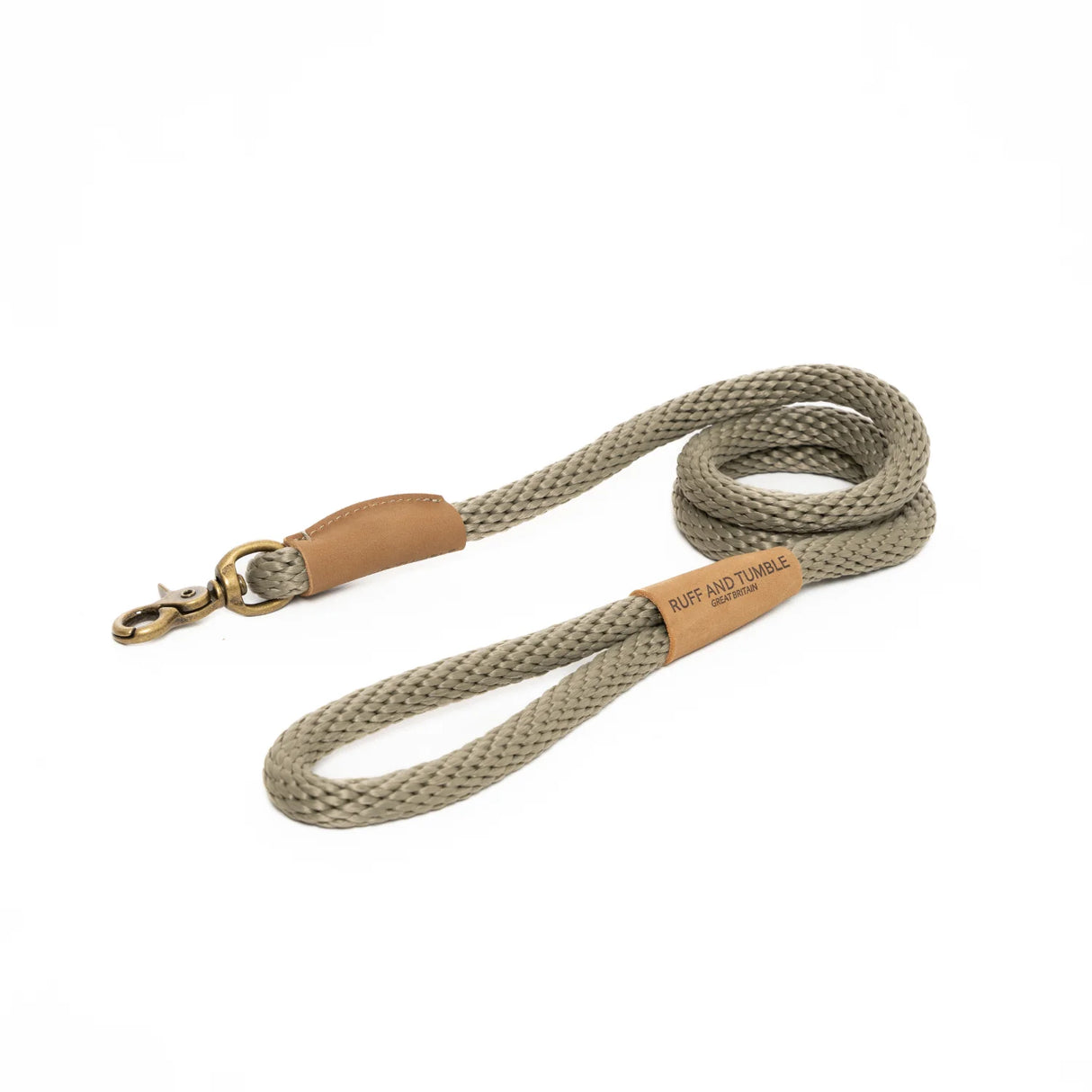 Ruff & Tumble Slim Clip Dog Lead #colour_moss