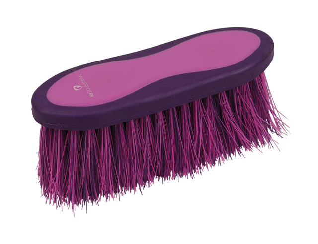 Hy Equestrian Pro Groom Long Bristle Dandy Brush#colour_purple-pink