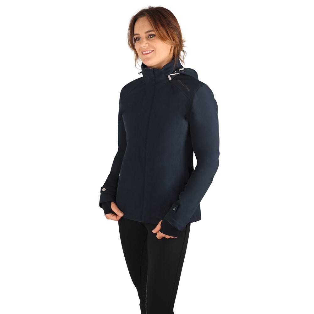 Hy Equestrian Elevate Waterproof Jacket #colour_navy