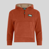 Kids Ballistic Fleece Hoodie - Russet