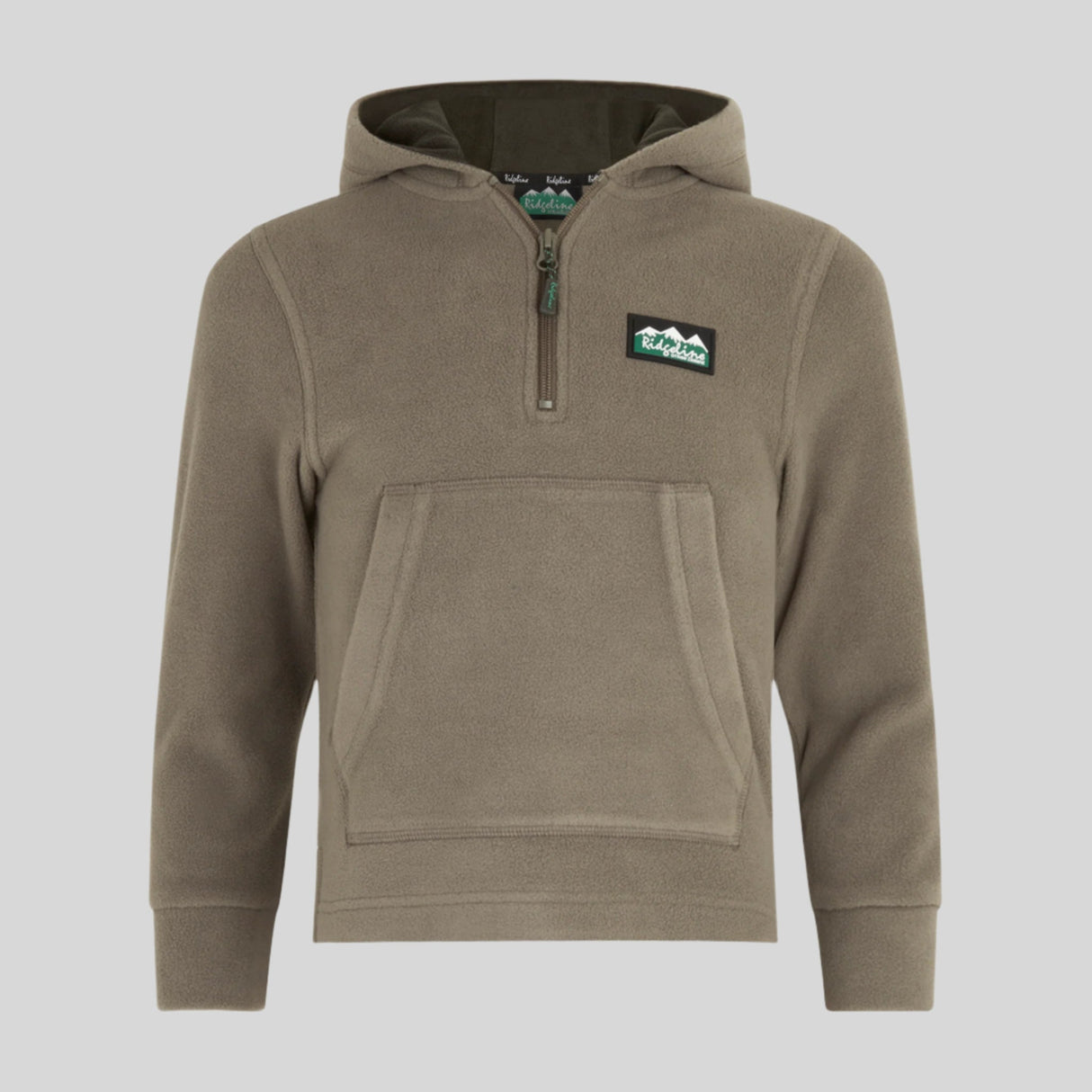 Kids Ballistic Fleece Hoodie - Smokey Olive