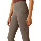 Ariat Women's Breathe Eos Half Grip Recycled Materials Tights #colour_plum-grey