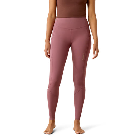 Ariat Women's Breathe Eos Half Grip Recycled Materials Tights #colour_tulipwood