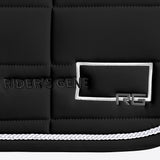 Rider's Gene Jersey Jump Saddle Pad with Trim #colour_black