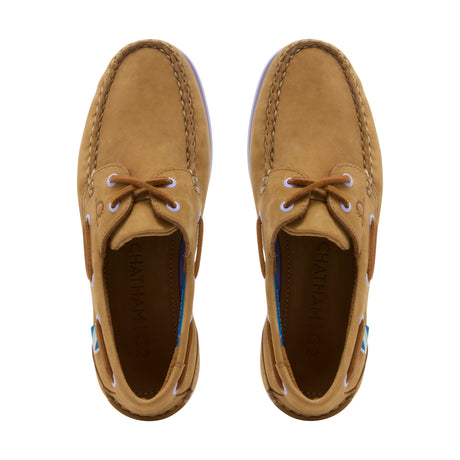 Chatham Ladies Pippa II G2 Leather Boat Shoes #colour_tan-lavender