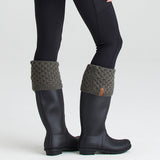 Double Cuff Welly Sock - Moss