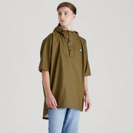 Ridgeline Unisex Poncho #colour_teak