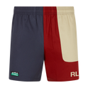 Ridgeline Unisex Backslider Shorts #colour_navy-multi