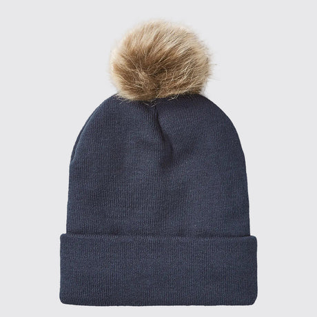 Heritage Fine Knit Bobble Hat - Tarn
