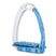 Tech Stirrups Venice Plus Evo Adult Safety Stirrups #colour_silver-blue