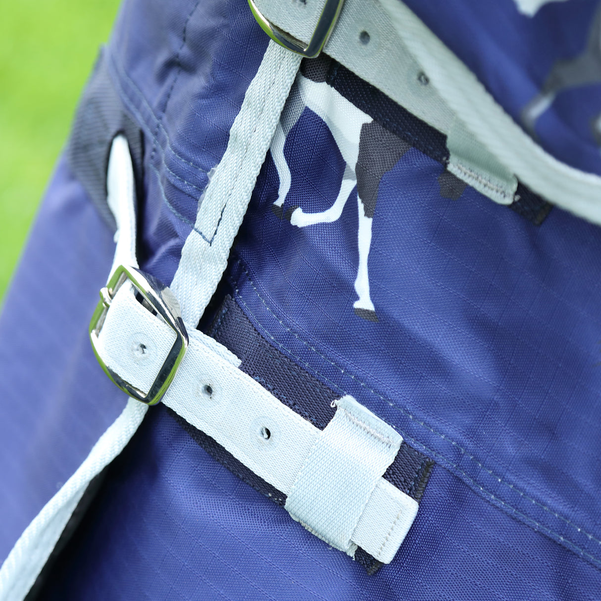 Bridleway Ontario Lite Combo Turnout Rug #colour_navy-horse