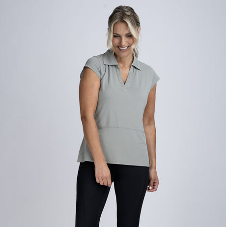 Mochara V Neck Sleeveless Shirt #colour_pistachio