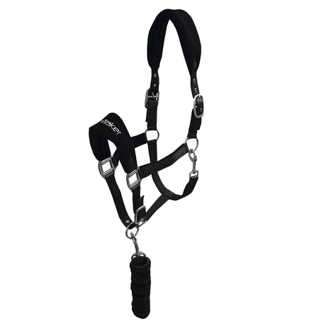 Whitaker Club Headcollar & Leadrope Set #colour_black