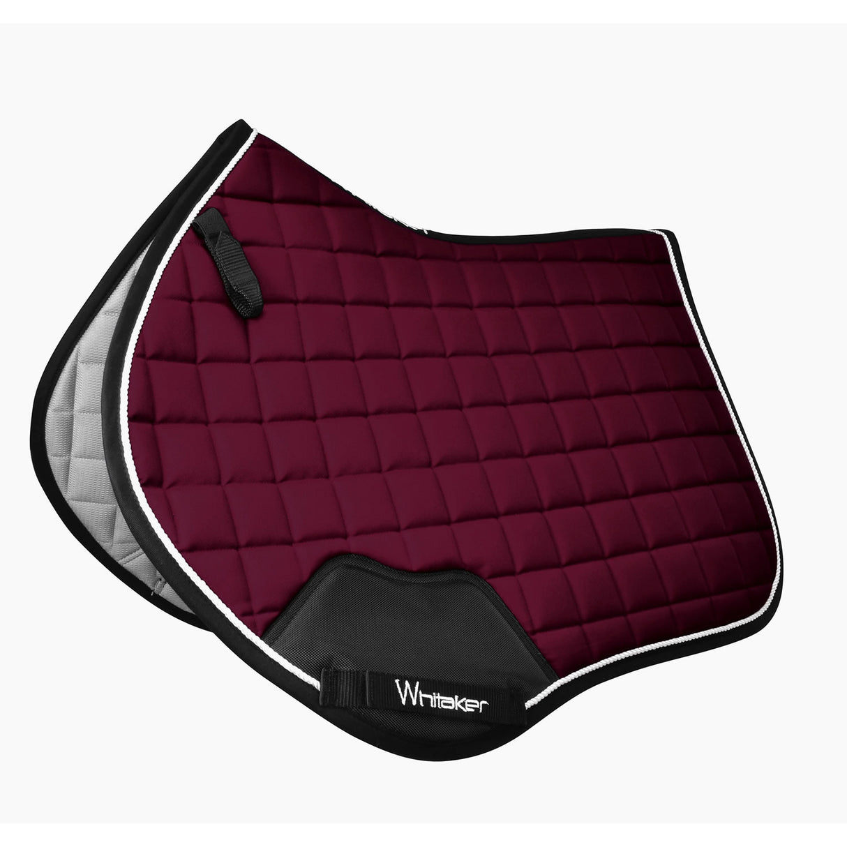 Whitaker Club Close Contact Saddle Pad #colour_burgundy