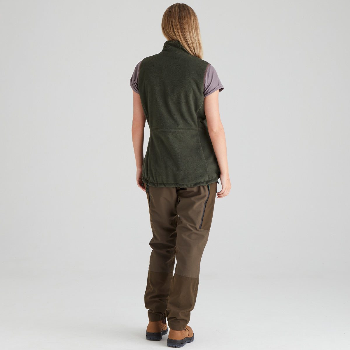 Ridgeline Womens Kodiak Gilet #colour_deep-forest