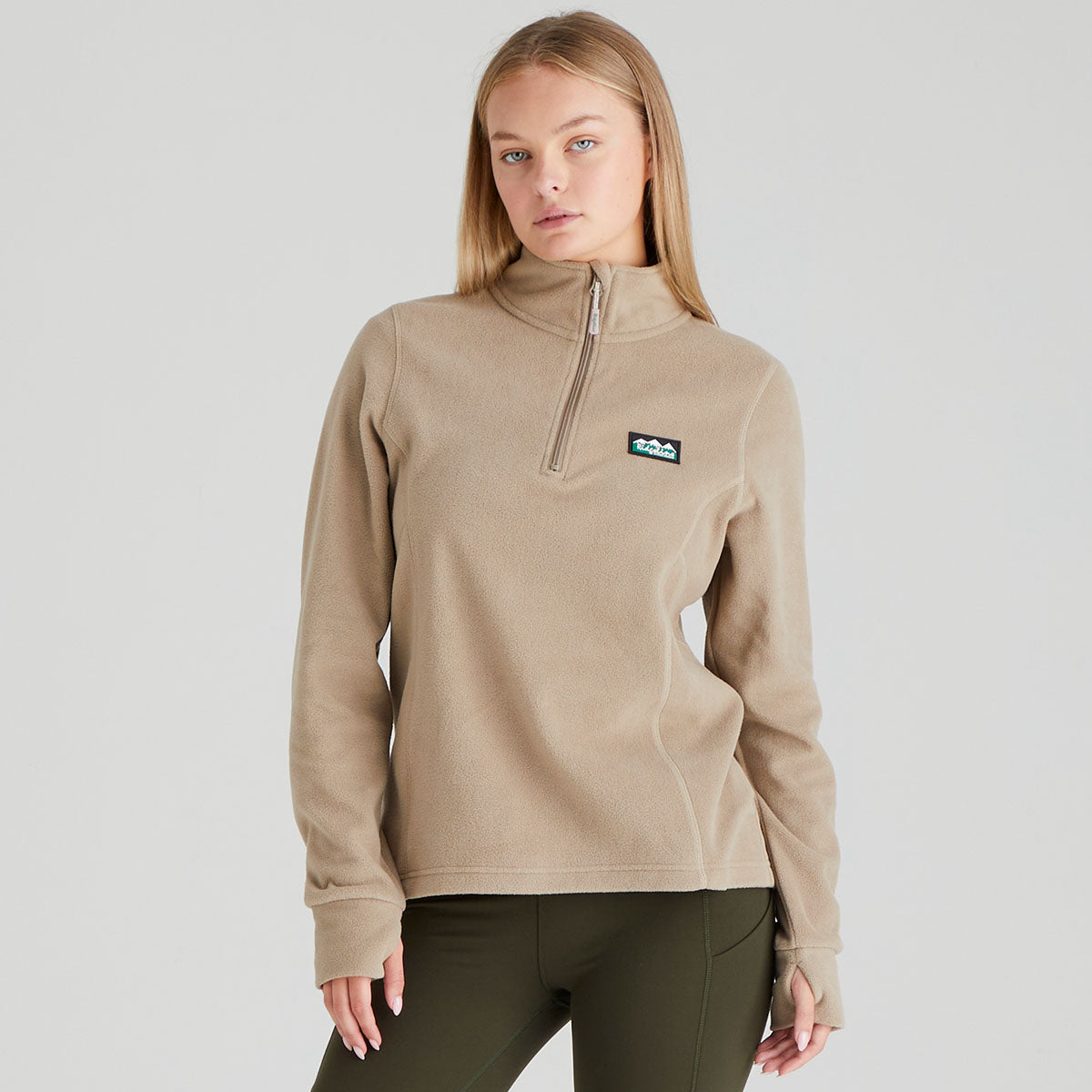 Ridgeline Womens Narvik Fleece - New #colour_roasted-cashew