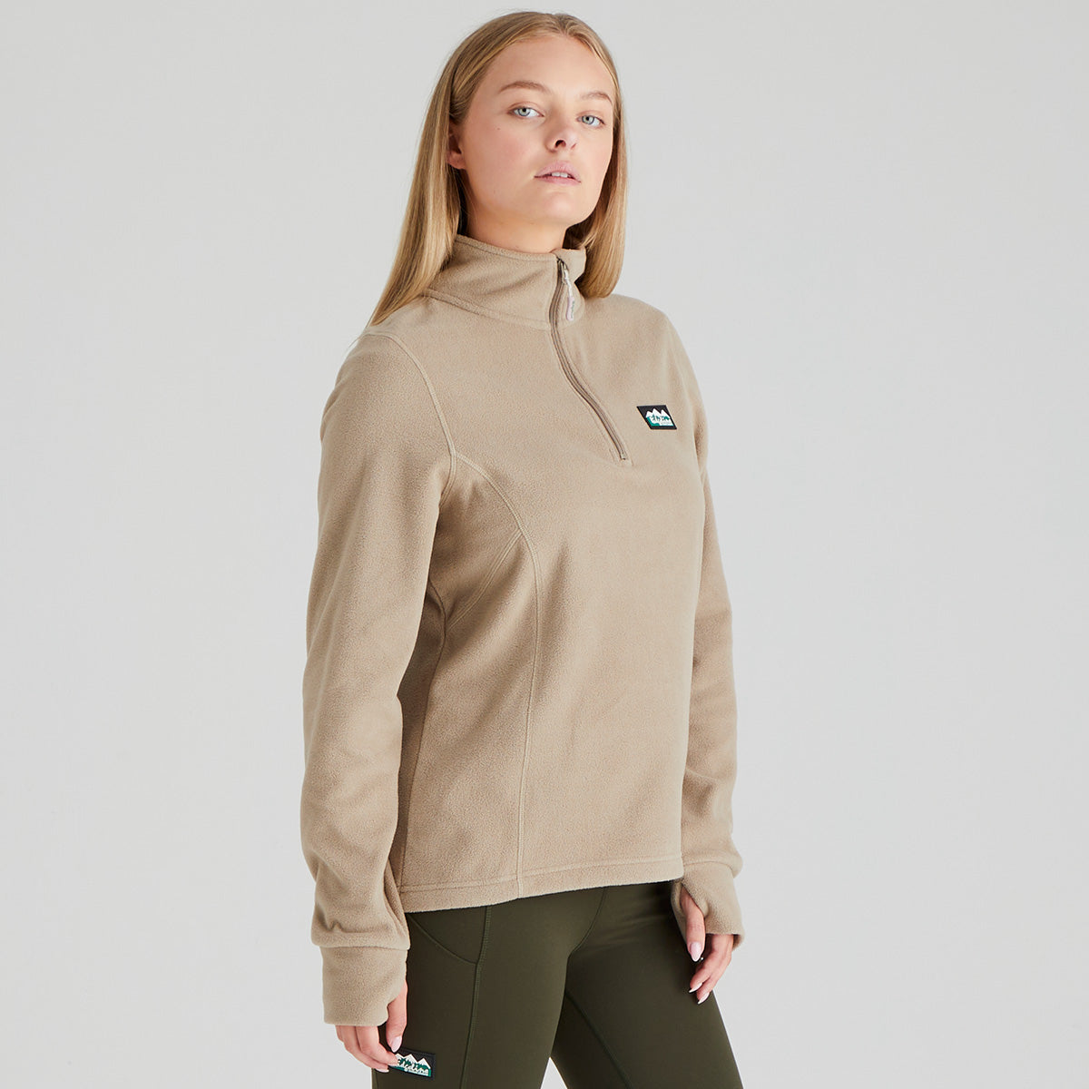 Ridgeline Womens Narvik Fleece - New #colour_roasted-cashew