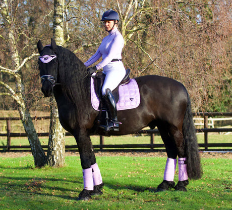 Woof Wear Vision Dressage Saddle Pad #colour_lilac