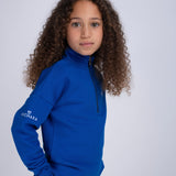 Mochara Childs Half Zip Sweatshirt #cobalt-blue