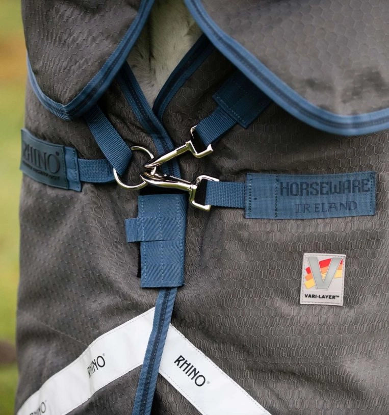 Horseware Ireland Rhino Plus HexStop 0g Vari Layer Turnout Rug