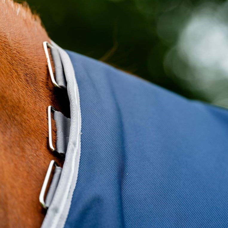 Horseware Ireland Amigo 1200D 100g Turnout Rug #colour_navy-titanium-grey-silver